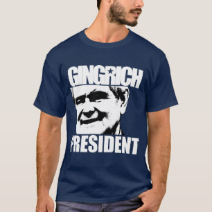 Camiseta Presidente 2012 de Newt Gingrich