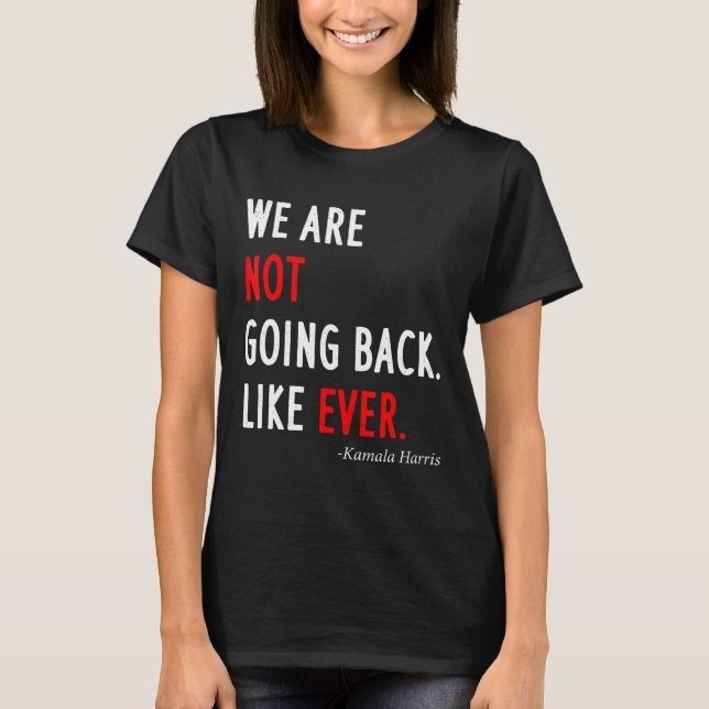 Camiseta Presidente 2024 Não Voltaremos Como Sempre  (Frente)