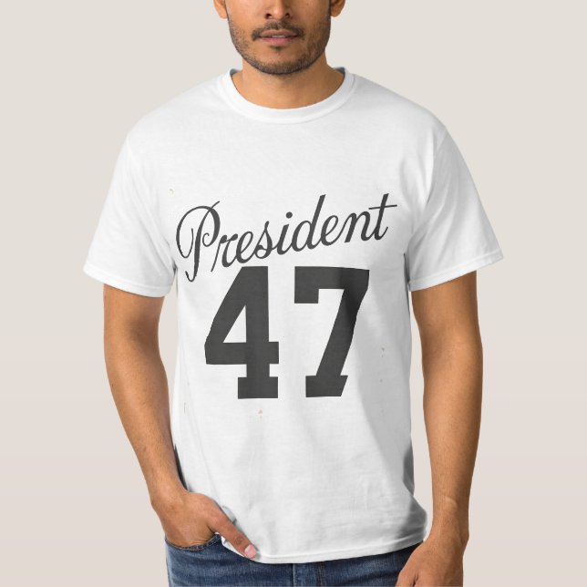 Camiseta Presidente 47 | 47º presidente dos estados unidos (Frente)