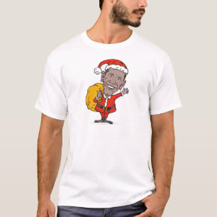 Camiseta Presidente americano Barack Obama Papai Noel