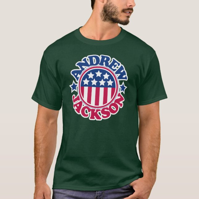 Camiseta Presidente Andrew Jackson dos E.U. (Frente)