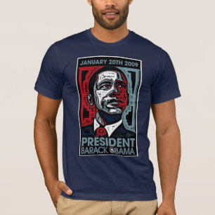 Camiseta Presidente Barack Obama 20 de janeiro de 2009