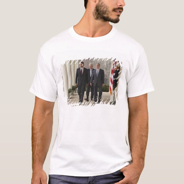 Camiseta Presidente Barack Obama e presidentes anteriores (Frente)