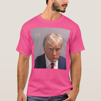 Camiseta Presidente criminoso Mugshot
