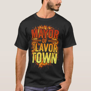 Camiseta Presidente da Câmara de Flavortown Bem-vindo a Fla