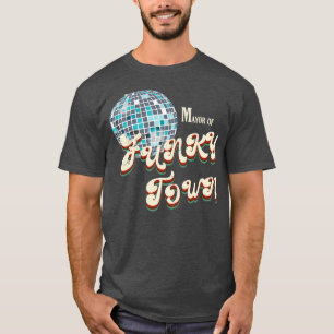 Camiseta Presidente da Câmara de Funky Town Disco Ball Retr