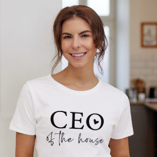Camiseta Presidente Da Casa Mãe Típica Simples Engraçada