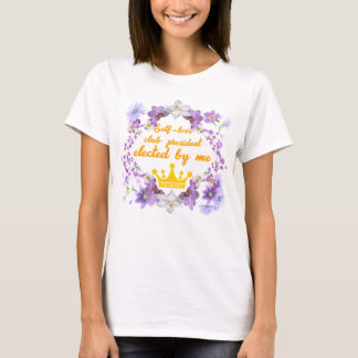 Camiseta Presidente do clube de amor próprio