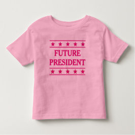 Camiseta Presidente do Futuro Rosa