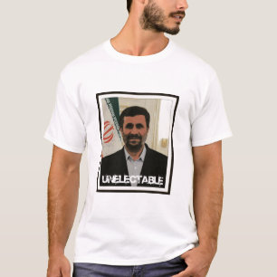 Camiseta Presidente do iraniano de Mahmoud Ahmadinejad