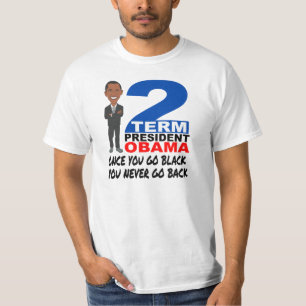 CAMISETA PRESIDENTE DO TERMO DE OBAMA DOIS