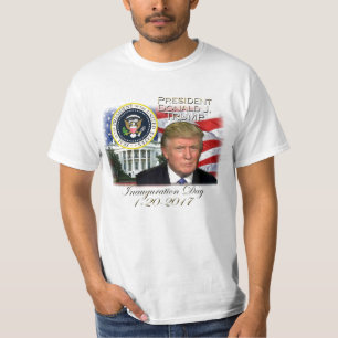 Camiseta Presidente Donald J. Trunfo Inauguração