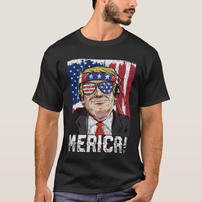 Camiseta Presidente Donald Trump America (Frente)