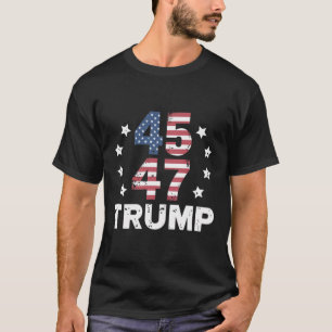 Camiseta Presidente Donald Trump Dia de Inauguração 2025 Ba