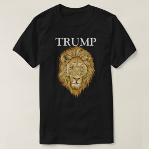 Camiseta Presidente Donald Trump Lion - Símbolo de suporte