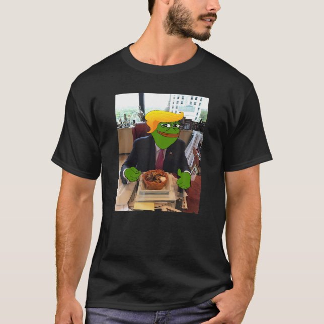 Camiseta Presidente Donald Trump Taco Bowl Memória Engraçad (Frente)