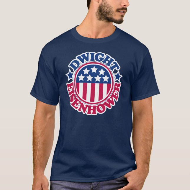 Camiseta Presidente Dwight Eisenhower dos E.U. (Frente)