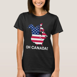 Camiseta Presidente Engraçado Donald Trump Oh Canadá Estado