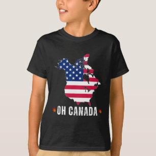 Camiseta Presidente Engraçado Donald Trump Oh Canadá Estado