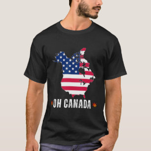 Camiseta Presidente Engraçado Donald Trump Oh Canadá EUA Am