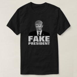 Camiseta PRESIDENTE FALSIFICADO de Donald Trump para cores