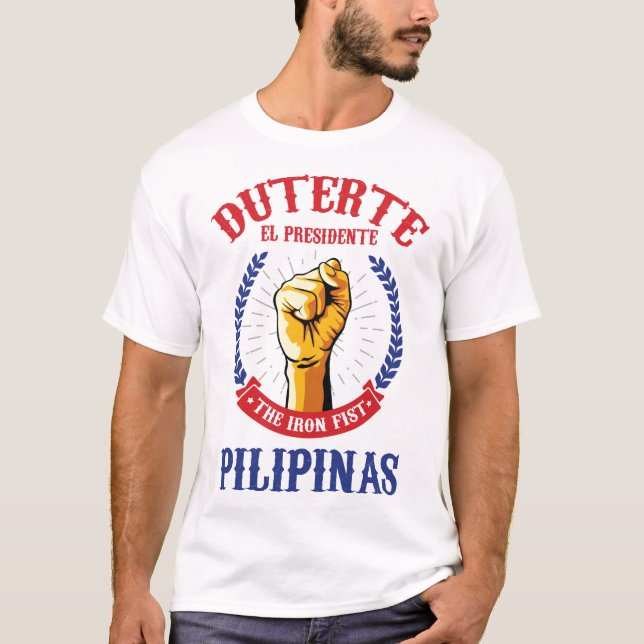 Camiseta Presidente filipino de Duterte (Frente)