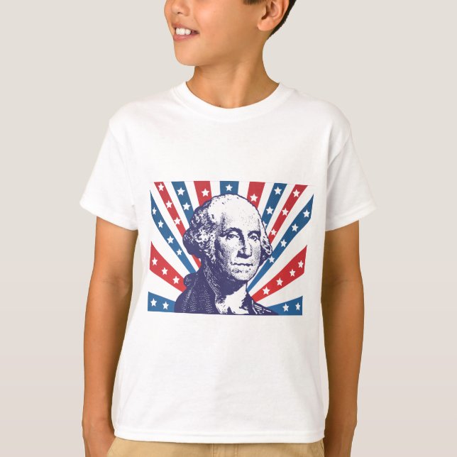 Camiseta presidente George Washington (Frente)