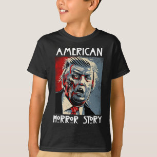Camiseta Presidente Horror American Zombie Story Halloween