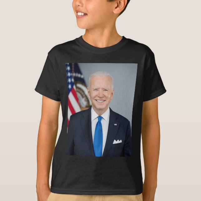 Camiseta Presidente Joe Biden White House Retrato (Frente)