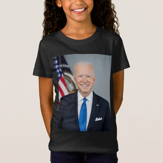 Camiseta Presidente Joe Biden White House Retrato (Frente)