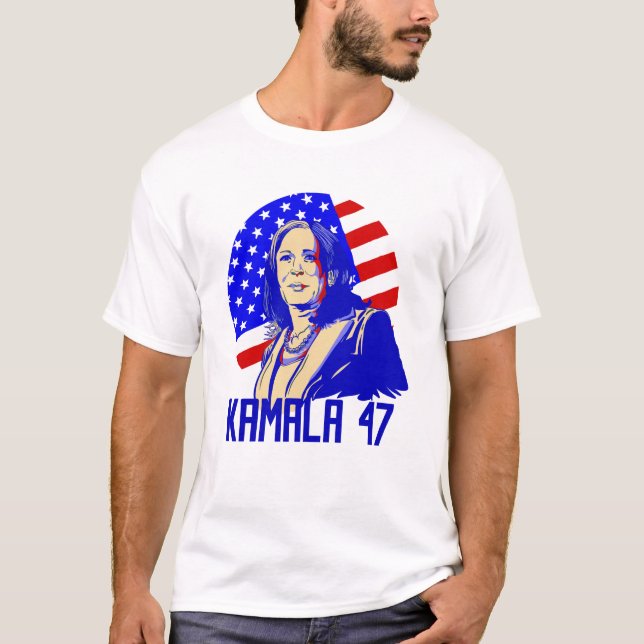 Camiseta presidente kamala harris 47 (Frente)
