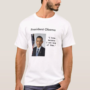 Camiseta Presidente Obama cita citações