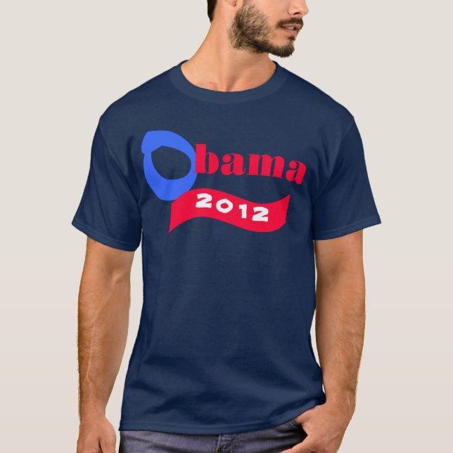 Camiseta Presidente Obama Eleger 2012 (Frente)
