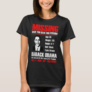 Camiseta Presidente Obama T Shirt ausente