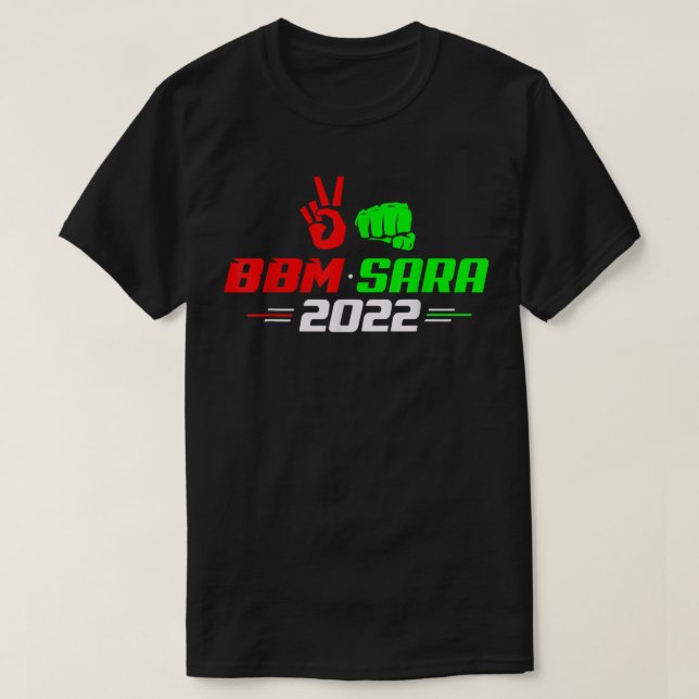 Camiseta Presidente Peace Red BBM Sara Bong Bong Marcos 202 (Frente do Design)