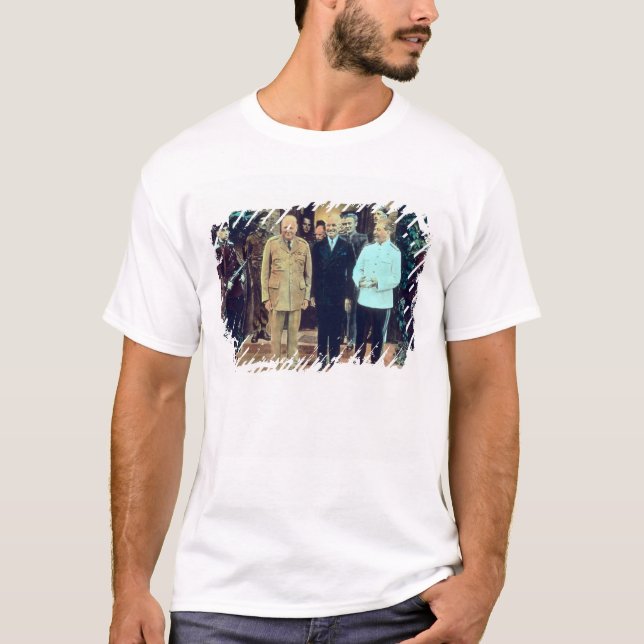 Camiseta Presidente Truman e Josef Stalin (Frente)