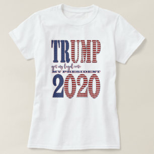 Camiseta Presidente Trump 2020 conseguiu meu voto legal Ele