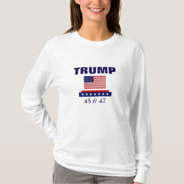 CAMISETA PRESIDENTE TRUMP 45 & 47