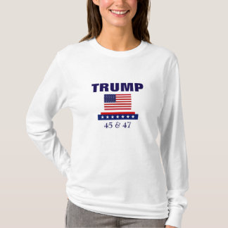 CAMISETA PRESIDENTE TRUMP 45 & 47