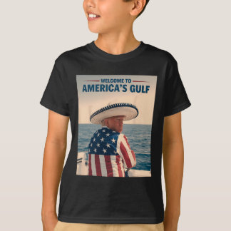 Camiseta Presidente Trump América do Golfo do México Sombre