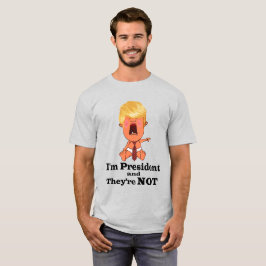 Camiseta Presidente Trump, Donald Trump, Chore Baby, Man Ch