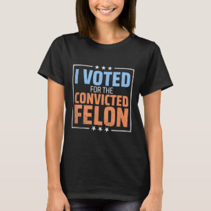 Camiseta Presidente Trump Eleição Eu Votei A Favor Dos Cond