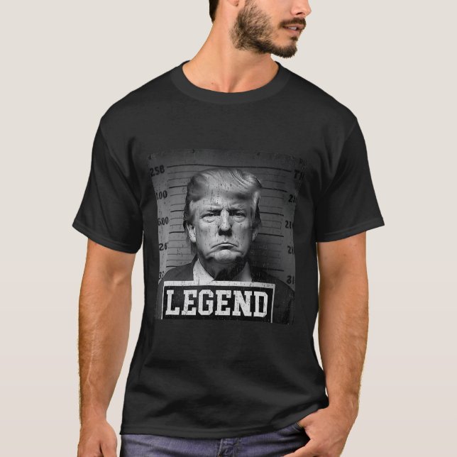 Camiseta Presidente Trump Mug Shot (Frente)