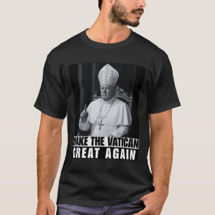 Camiseta Presidente Trump Quer Ser O Próximo Papa Ch