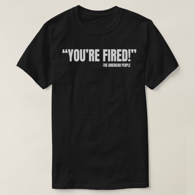 Camiseta Presidente Trump Você está cansado (Frente do Design)