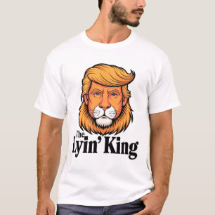 Camiseta Presidente Trump Zombando do Mentiroso Rei