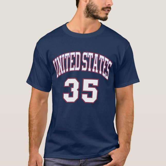 Camiseta PresidenTees #35 Kennedy (Frente)