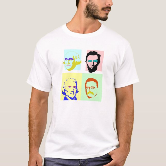 Camiseta Presidentes 4 do pop (Frente)