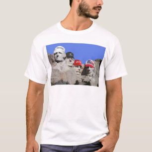 Camiseta Presidentes Do Mt Rushmore Para Trump