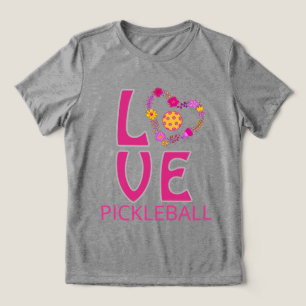 Camiseta PRESILHA DE PICKLEBALL DO CORAÇÃO DE AMOR presente